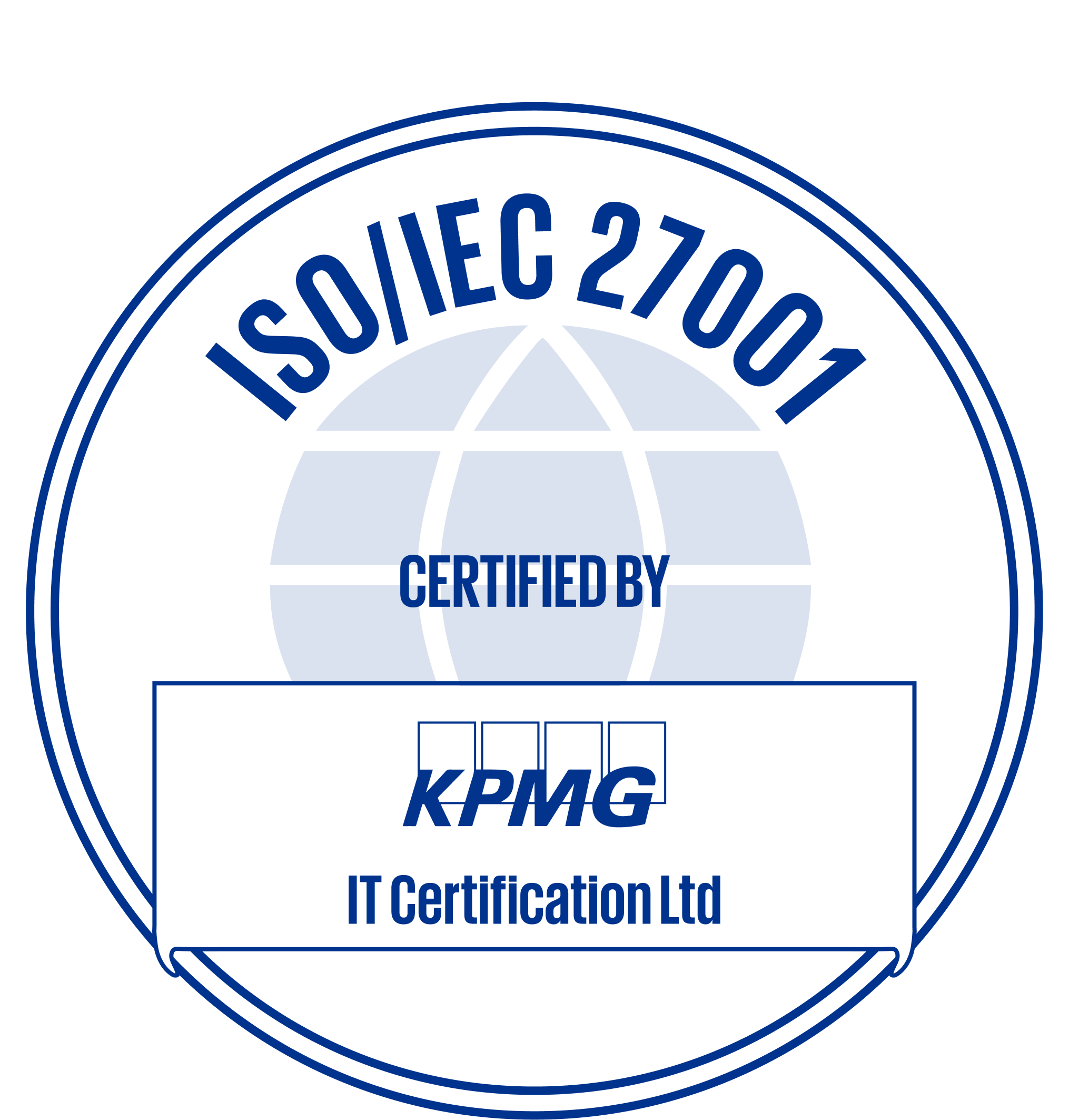 ISO/IEC 27001 certified by KPMG